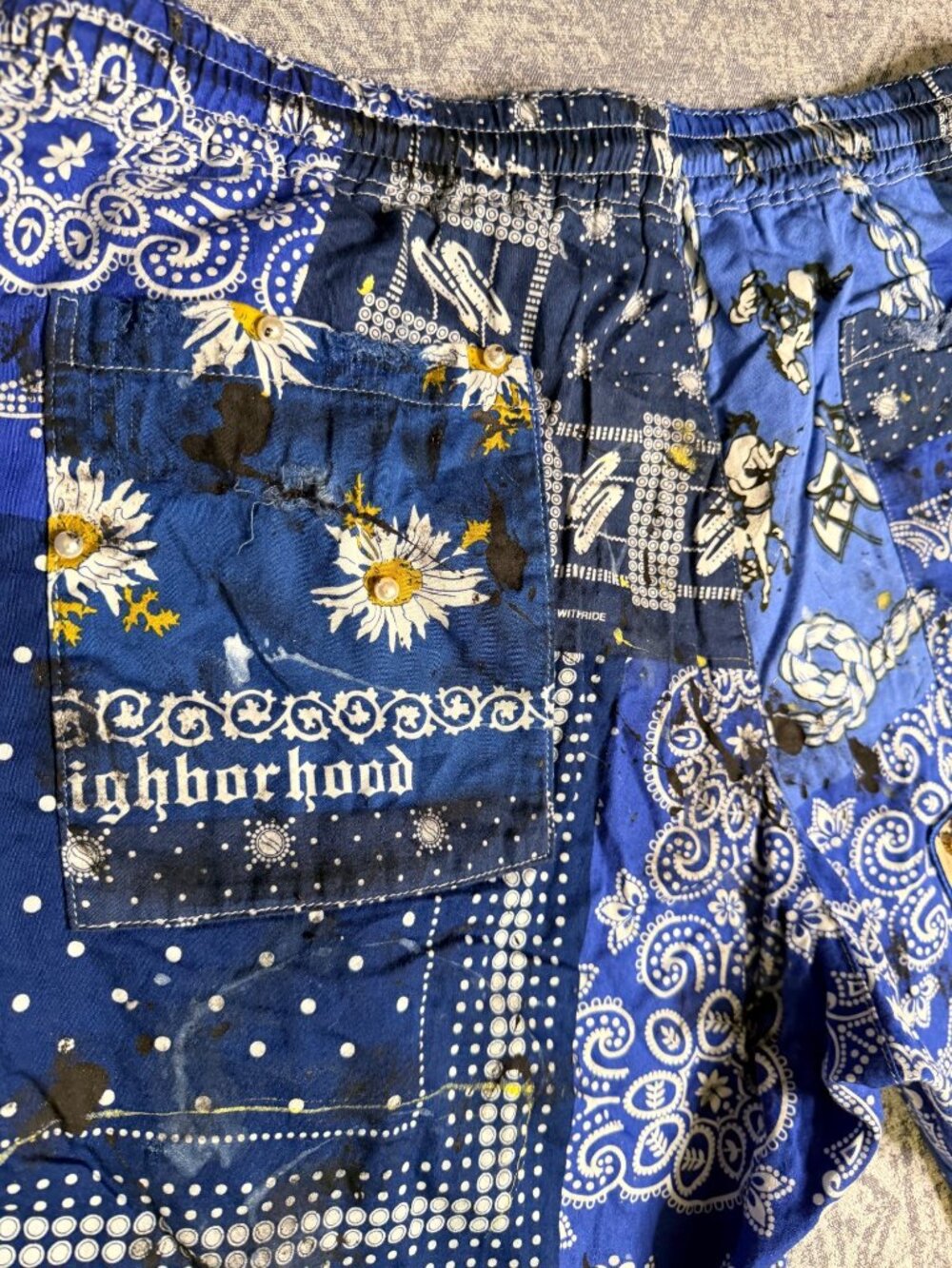 Neighborhood x Dro Lab Custom 1/1 Reworked Reworked Dyed Distressed Hand Treated - Picture 11 of 12